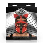 Hound Hood with Muzzle – Black/Red — Photo 2