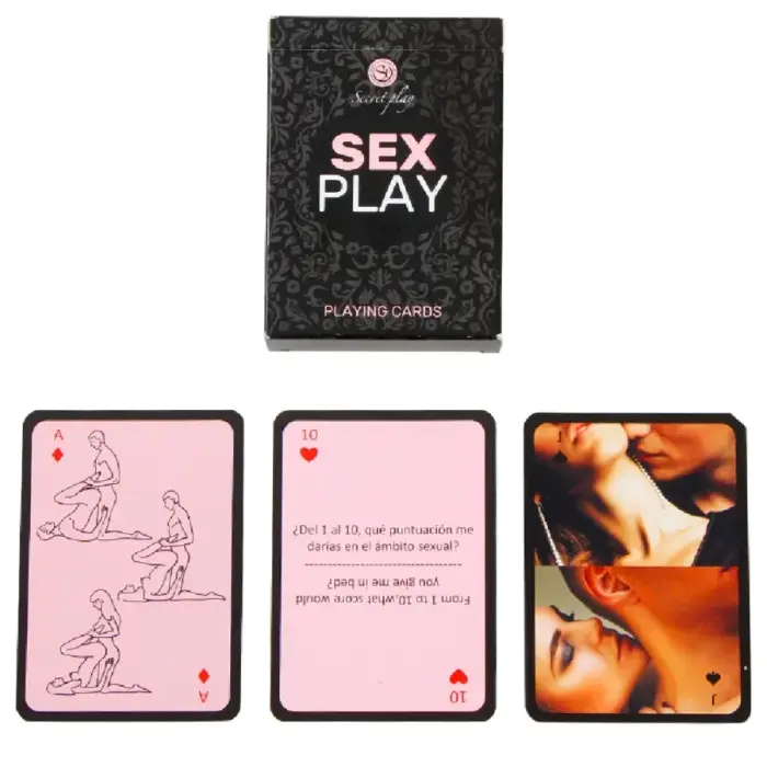 Secret Play Sex Play двуязычная карточная игра, набор из 55 карт (ES/EN)