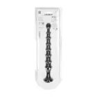 LEVELZ Ribbed Silicone Anal Probe – Black — Photo 2