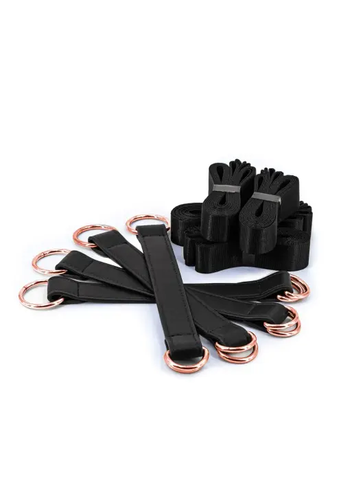 Bondage Couture фиксационные ремни – чёрные