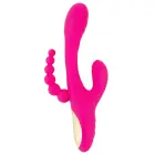 Sweet Smile Triple Vibe Vibrator with Flicking Tongue – 24.4 cm (9.6″) – Pink — Photo 4