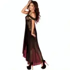 Chilirose CR 3716 elegants garš babydoll naktskrekls – melns – S/M — Foto 1