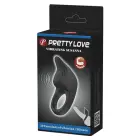 PRETTY LOVE - Вибрирующее кольцо для члена - Черный — Фото 8