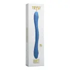 TRYST Duet divpusējais vibrators ar bezvadu tālvadību – zils — Foto 1