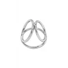 Locked Triple Ring Penis Ring – 3.2 cm – Black — Photo 3