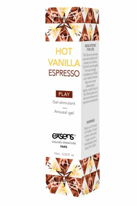 EXSENS Arousal Gel Hot Vanilla Espresso 15ml – формула с кофейным ароматом