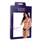 Roxanne mežģīņu stringi ar atvērtu starpkāju – melni – L/XL — Foto 7