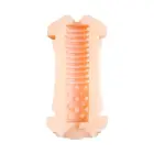 JOS LULU Divpusējs masturbators – miesas krāsa – 14.5 cm (5.7″) — Foto 11
