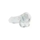 Realistic Dildo with Balls and Suction Cup – 25.4 cm (10″) – Clear — Photo 3