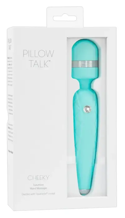 Pillow Talk Cheeky бирюзовый wand вибратор – 20 cm (7.9″) – бирюзовый