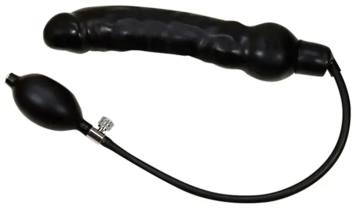 Blow-Me-Up Large Melns piepūšams dildo – 25 cm Foto 2