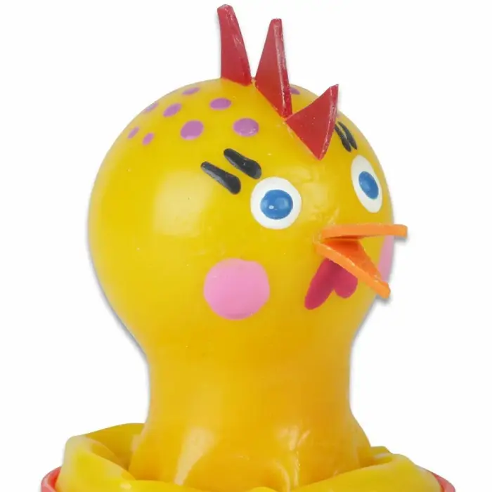 CONDOMERIE Hand-Painted Decorative Latex Cover Chicken Motif – 1 pc