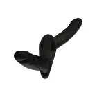 INFERNO topeltvibreeriv strap-on dildo – 14 cm (5.5″) – must — Foto 7