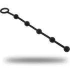 Black&Silver Korg Silicone Beads – 21 cm – Black — Photo 2