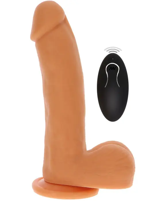 Naked kustīgs dildo – 19.5 cm (7.7″) – miesas krāsa