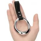 Pinnacle Pro Prime Grip Cock Ring – stainless steel – size M – blue — Photo 10
