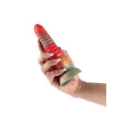 Stacked dildo – 15 cm (6″) – Sarkans — Foto 2