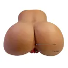 Crazy Bull Briony Realistic Vagina & Anal Masturbator with Vibrations – Brown — Photo 2