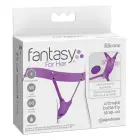 Ultimate Butterfly strap-on vibraator – 10 cm (4″) – roosa — Foto 1