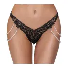 Cottelli LINGERIE Rio stringi ar pērļu ķēdītēm – M/L — Foto 2
