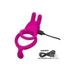 Closer Intimate перезаряжаемое вибрирующее кольцо – розовый — Фото 6