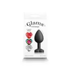 Glams Xchange Heart mazs – S – Melns Foto 3