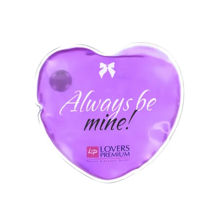 LoversPremium Hot Massage Heart XL многоразовая грелка «I Love You» – красная – 12 × 12 см