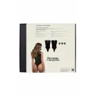 Guilty Pleasure Golden Hour Body – Datex body sügava dekolteega ja kuldse seljatõmblukuga – must – Suurus: L — Foto 5