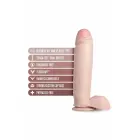 Blush Au Naturel Huge Двойная плотность фаллоимитатор с присоской – 25,4 см, ваниль — Фото 5