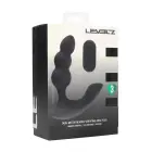 Dual Motor Remote Control Beaded Vibrating Liquid Silicone Prostate Stimulator – Black — Photo 2