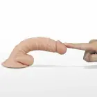 Real Extreme вибрирующий дилдо – 19 см (7.5″) – телесный — Фото 3