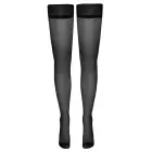Hold-up stockings with dots – Black — Photo 4