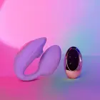 WONDERLOVER VIVA MAUVE Duālais stimulators – 10 cm (3.9″) – Rozā — Foto 6