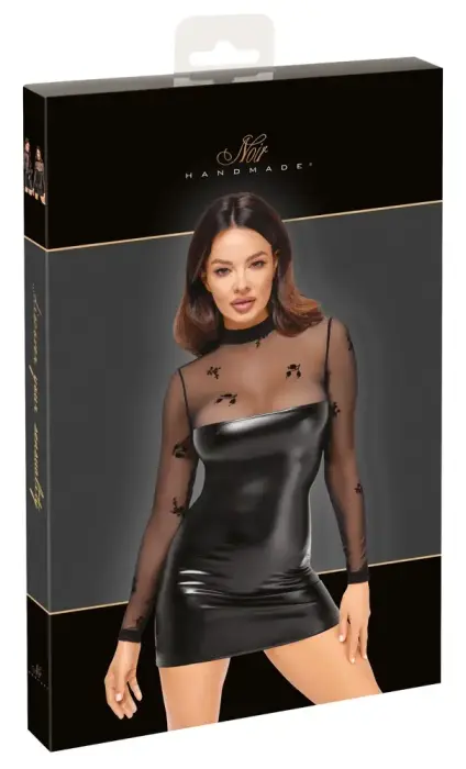Noir Libido Exclusive Flockprint Dress – XL