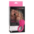 Vibrating Cock Ring with Teasing Tongue – Pink — Photo 3