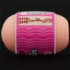 LoveToy Slider – divpusējs masturbators – vagīna un anuss – miesas krāsā — Foto 15