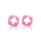 Island Rings Double Stacker – Pink — Photo 3