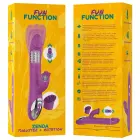 Fun Function Zenda Thruster & Rotation divkāršās darbības vibrators – 24.5 cm (9.6″) – violets — Foto 9