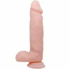 BAILE Super Realistic Dildo with Suction Cup – 20 cm (8″) – Skin — Photo 1