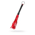 Anonymo flogger, PU leather, red, 28 cm Foto 2