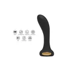 Zare вибратор для точки G – 13.5 cm – черный — Фото 4