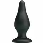 PRETTY LOVE ergonomisks silikona anālais spraudnis – 15.4 cm – Melns — Foto 1