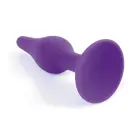 BOSS Silicone Anal Plug with Suction Cup – 15.5 cm (6.1″) – Purple — Photo 2