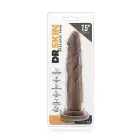Dr. Skin Realistic Veined Dildo – 19 cm (7.5″) – Brown — Photo 1