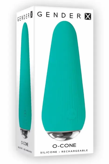 Gender X O-Cone – cone-shaped vibrating device with 10 modes – silicone – USB