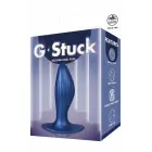 NMC 4.5 Inch Silicone Anal Plug – silicone plug with T-bar base – metallic blue – 11.4 cm — Photo 1