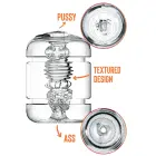 PRIVATE Clear Shot Dual-Sided Masturbator – Clear — Photo 4