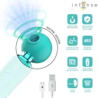 INTENSE Hamby стимулятор с всасыванием и вибрацией – 19.4 cm (7.6″) – синий — Фото 3
