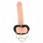 KINK Metal Ring Chain 4 cm with Leather Strap — Photo 3