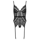 Korsetas ir stringai CO102 – juodas – S/M — Nuotrauka 4
